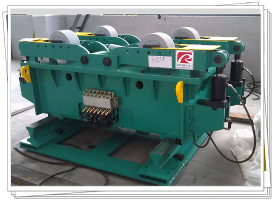 Vessel Automatic Welding Line Tank Assembly Turning Rolls Flexible Hydraulic Fit Up Rotators