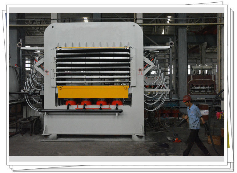 Multi layer Melamine Veneer Hot Press Machine Laminates With Dual Cycle