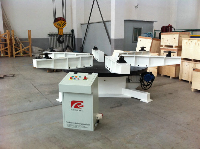 Mechanical Horizontal Rotary Table / Precision Rotary Work Table With