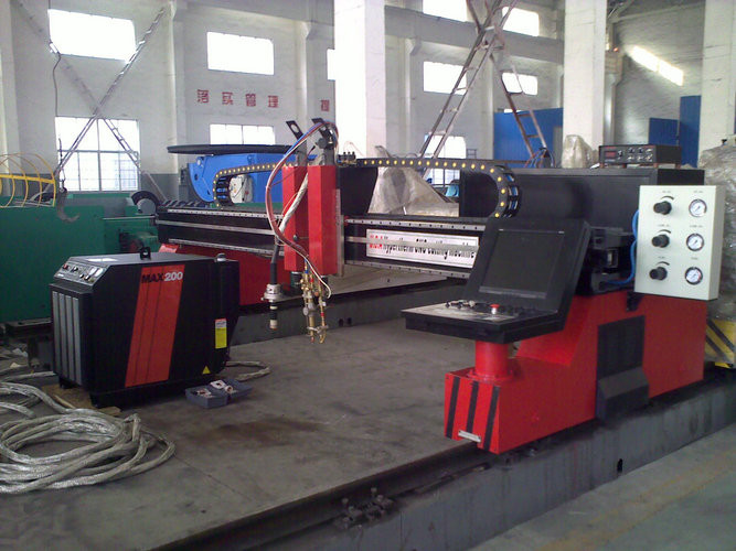 Steel Plate H Beam Welding Line CNC flame plasma cutting machine