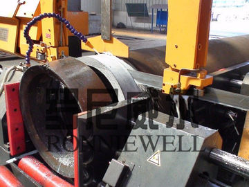 High Speed Beveling Pipe Prefabrication Line Automatic With Band Saw