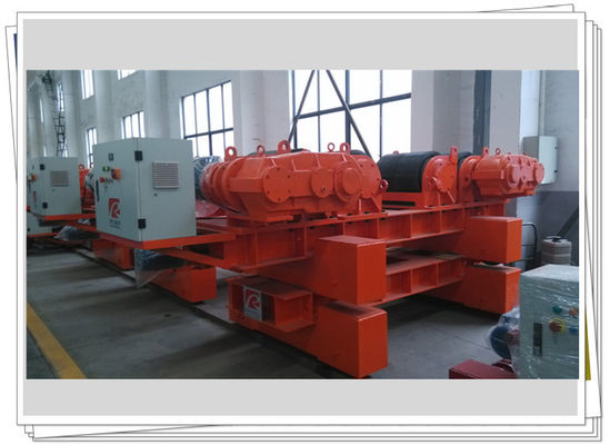 Traversing 200T Conventional Pipe Welding Rotator Rubber Wheel Tank Turning Roller