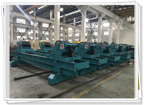 Offshore Wind Tower 150t Movable Welding Turning Roller Rubber Wheel