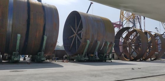 Suction Bucket Jacket Welding Rotator Embrace Hydraulic Support Arm Offshore Foundation