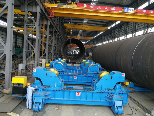 1200t Growing Welding Rotator Monopile Foundation Fabrication Line