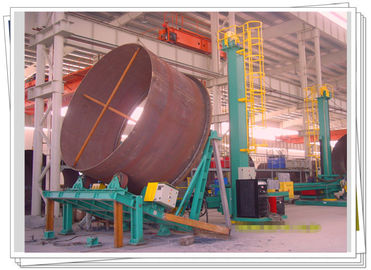 Accurate Rotation Tilt Adjustable Turning Roll For Wind Tower Flange Auto Welding
