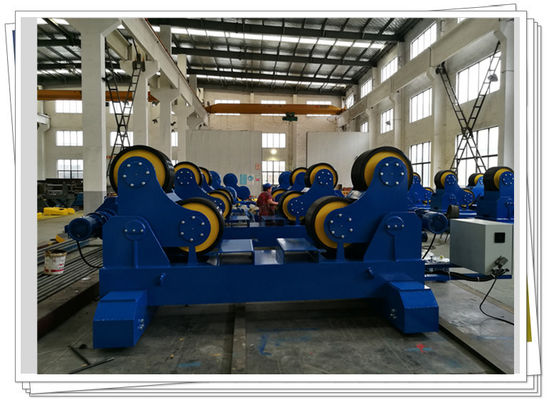 Traversing 250T Steel Production pipe turning rolls Self Aligning CE Approval