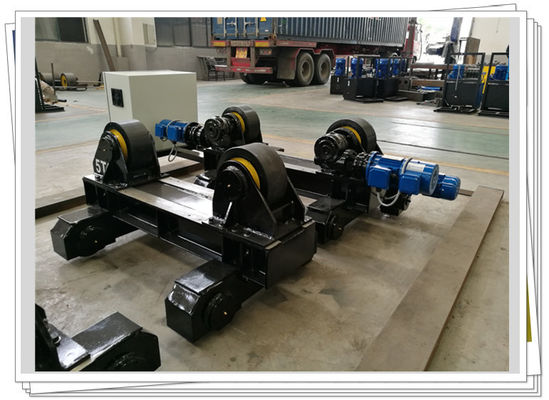 Motorized Travel 5T Pipe Welding Rotator PU Wheel Conventional Tank Turning Roller