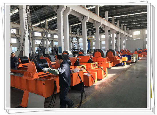 Offshore Wind Turbine 600t Assembly Welding Turning Roll Monopile Foundation