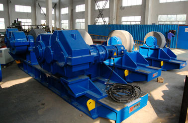 Tank Dia 10M Motorized Traveling Welding Rotator SWL 600T With Hydraulic Idler