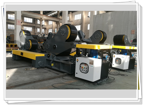 Traversing Fit Up Welding Roller Bed Self Aligned Section Assembly Welding Rotator